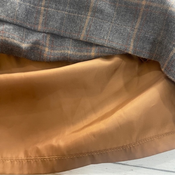 Fossil Pleated Lined Wool Blend Skirt with Pockets Extra Small - Picture 5 of 8